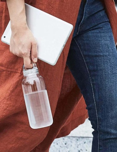 Botella para preparar matcha